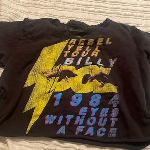 Billy idol cropped t-shirt
